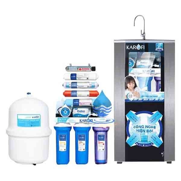Máy Lọc Nước Karofi 8KF247 vỏ tủ IQ, 8Cấp Lọc
