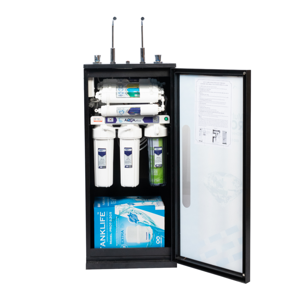 Hình ảnh chi tiết cấu tạo của máy lọc nước 2 vòi khoáng tinh khiết